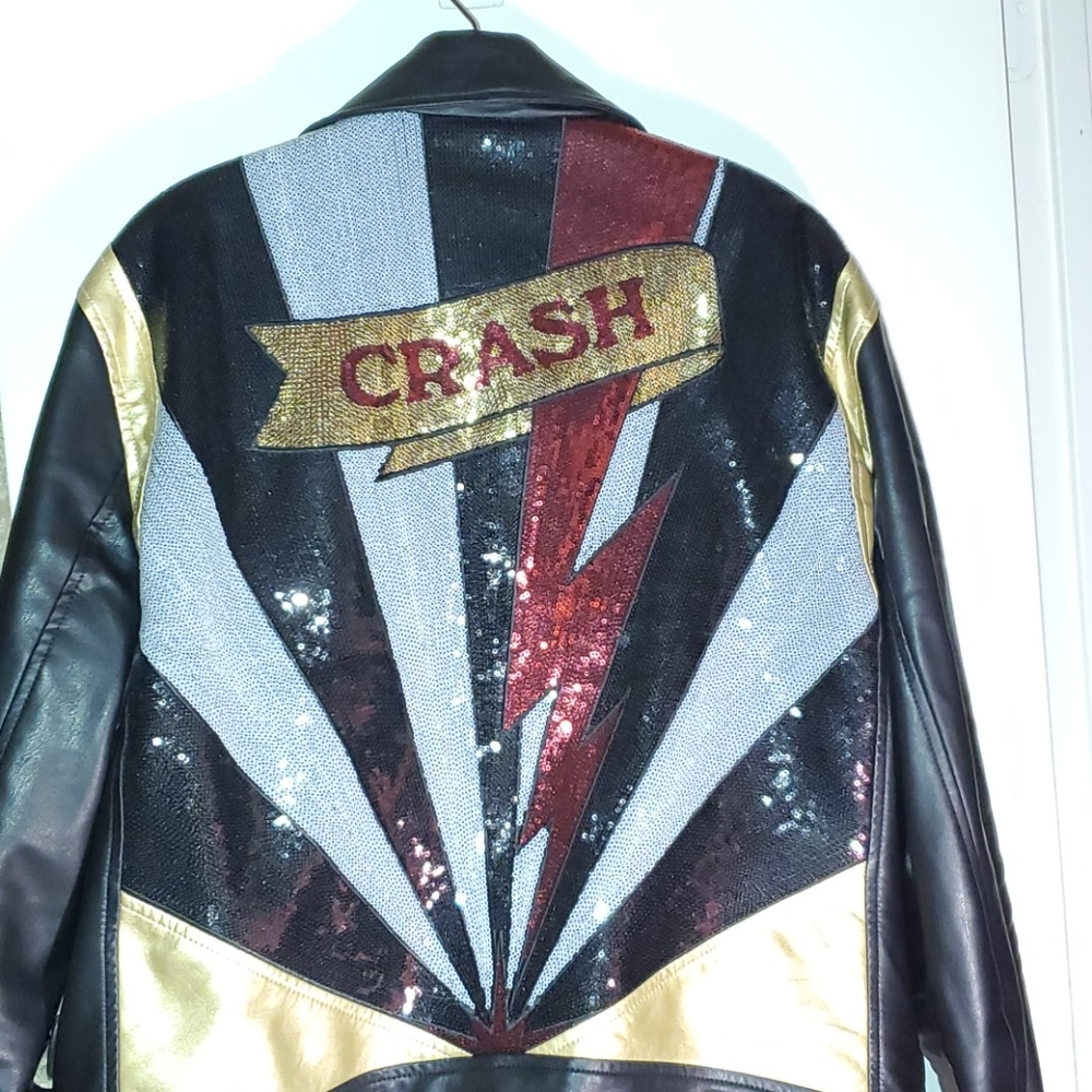 Zara men's Flux Flux leather bike jacket